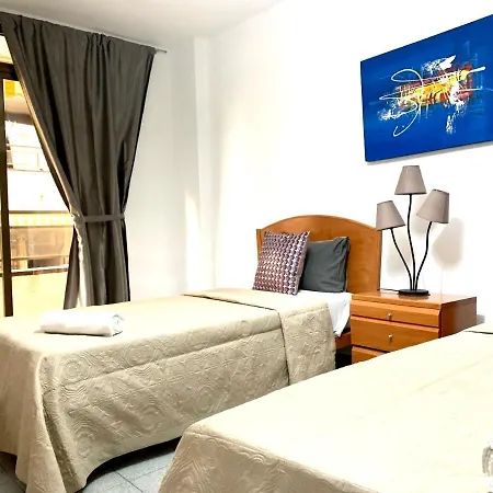 公寓 Los Cristianos Valdes Center 3 *